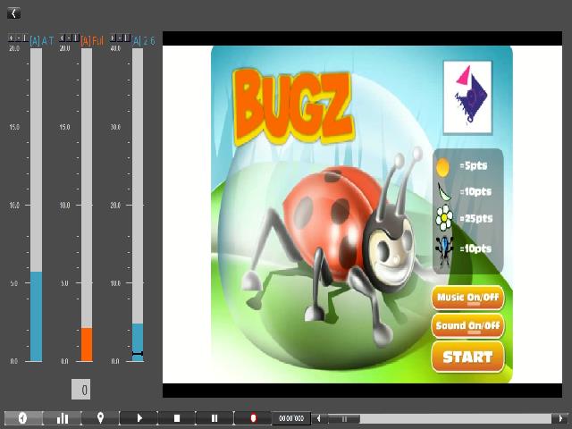Biotrace-3x Game 2.bcscr Neurofeedback terápia - ADHD Tréning. A feedbacket játék formájában is kaphatjuk.